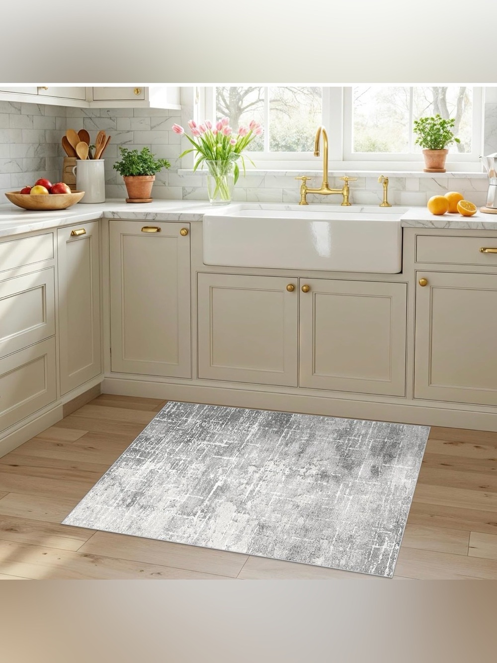 Abstract 2x3 Entryway Area Rug - Picture 4 of 8